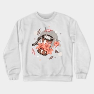 Drum and flowers Crewneck Sweatshirt